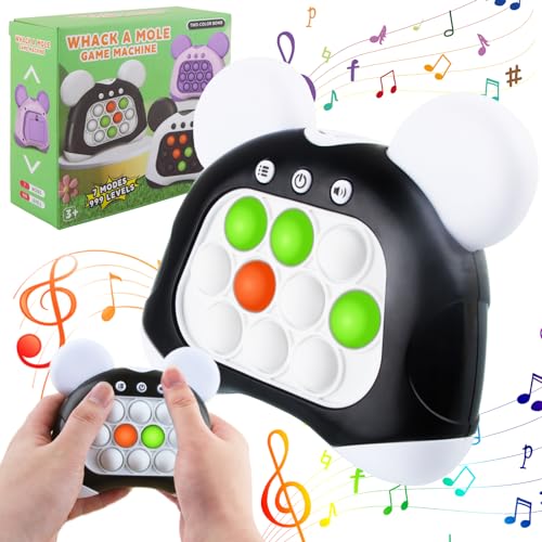 ZoneYan Puzzle-Spielmaschine, Pop It Fidget Spielzeug, Quick Push Spiel, Game Controller, Dekompressionsspielzeug Konsole (Weiß) von ZoneYan