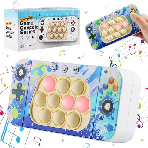 Puzzle Spielmaschine, ZoneYan Puzzle-Spielzeug, Puzzle Pop It, Pop It Fidget Spielzeug, Quick Push Spiel, Puzzle-Spielmaschine Game Controller, Dekompressionsspielzeug Konsole (Graffiti) von ZoneYan