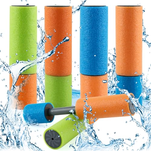 Wasserpistole Kinder, ZoneYan 6 Stück Wasserpistole Schaumstoff, Wasserspritzpistole Klein, Wasserpistolen Kindergeburtstag, Spritzpistolen für Pool Strand Outdoor Wasserpistole Kinder, ZoneYan 6 Stück Wasserpistole Schaumstoff, Wasserspritzpistole Klein, Wasserpistolen Kindergeburtstag, Spritzpistolen für Pool Strand Outdoor von ZoneYan