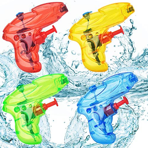 Wasserpistole Klein, ZoneYan 4 Stück Wasserpistole Spielzeug Set, Water Blaster Spielzeug, Wasserpistole Kinder, Spritzpistole Wasser, Wasserspritzpistolen für Sommerschwimmbad Bath Beach Toys Wasserpistole Klein, ZoneYan 4 Stück Wasserpistole Spielzeug Set, Water Blaster Spielzeug, Wasserpistole Kinder, Spritzpistole Wasser, Wasserspritzpistolen für Sommerschwimmbad Bath Beach Toys von ZoneYan