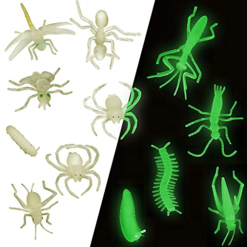 Plastik Insekten, ZoneYan 12 PCS Leuchtende Insekten, Insekten Spielzeug Gummi, Insekten Gummi, Insekten Figuren Realistisch, Plastik Insektenspielzeug, Fake Bugs, Halloween Leuchtend, Weihnachtsfeier Plastik Insekten, ZoneYan 12 PCS Leuchtende Insekten, Insekten Spielzeug Gummi, Insekten Gummi, Insekten Figuren Realistisch, Plastik Insektenspielzeug, Fake Bugs, Halloween Leuchtend, Weihnachtsfeier von ZoneYan