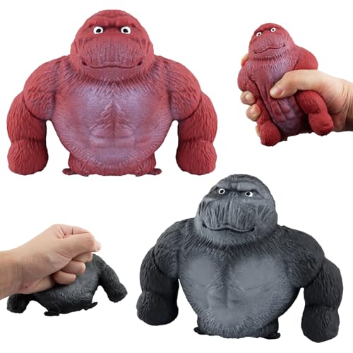 ZoneYan Gorilla Stress Toy, Anti Stress Gorilla, Gorilla Stressabbau Spielzeug Realistische Anti-Extrusion, Geeignet für Freizeit, Unterhaltung, Stressabbau von ZoneYan