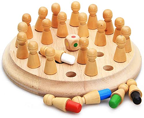 ZoneYan Memory Match Stick Schach, Holz Memory Match Stick Schachspiel, Gedächtnis Schach Schachbrett Spielzeug für Kinder, 3-14 Jahre ZoneYan Memory Match Stick Schach, Holz Memory Match Stick Schachspiel, Gedächtnis Schach Schachbrett Spielzeug für Kinder, 3-14 Jahre von ZoneYan