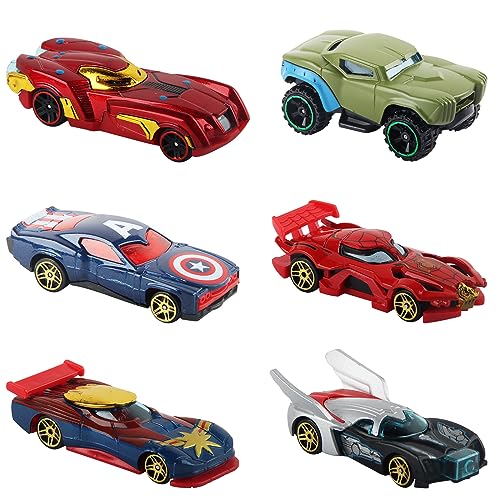 ZoneYan Superheld Spielzeug, 6 Stück Mini Auto Set Rennauto, Auto Spielzeug Kinder, Mini Auto Spielzeug, Spielzeugauto Set, Spielzeug Autos Sehr Cool für 3-14 Jahre Jungen Mädchen Kinder von ZoneYan