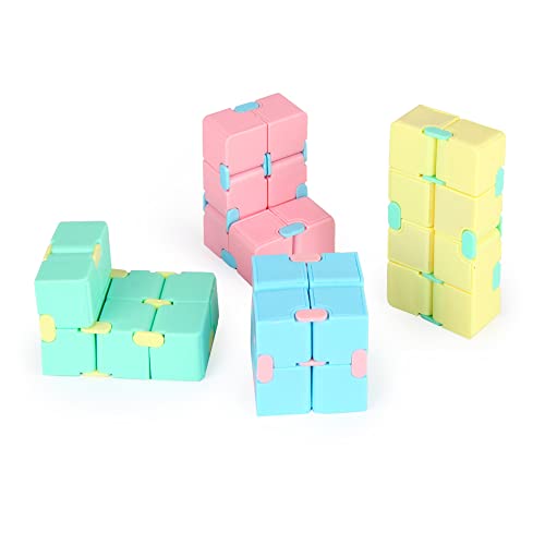 Unendlicher Würfel, ZoneYan Unendlichkeitswürfel Fidget Infinity, Mini Würfel Zappel Spielzeug Für Stress, Unendlicher Würfel Spielzeug, Stressabbauer, Unterhaltungs Spielzeug Für Kinder von ZoneYan