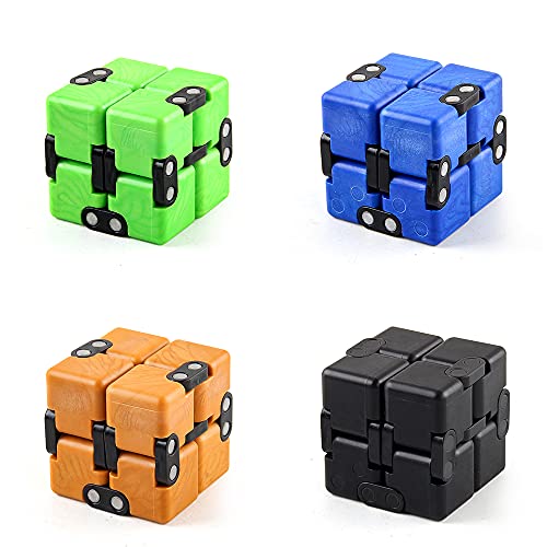 ZoneYan Unendlichkeits Würfel, Infinity Cube, Fidget Cube Spielzeug, Fidget Toy Cube, Antistress Würfel, Unendlicher Flip für Stressabbau Anti Angst Stress Zeittöten für Erwachsene und Kinder von ZoneYan