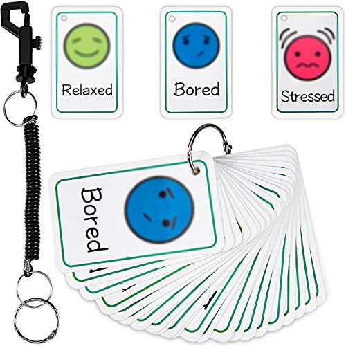 Zonon Benötigt Meine Kommunikation Karten, 24 Stücke Gefühle und Emotionen Flash Karte, Gefühls Gesichtskarte mit Frühling Seil Lanyard für Männer Frauen Jugendliche BildungParty Lieferungen Zonon Benötigt Meine Kommunikation Karten, 24 Stücke Gefühle und Emotionen Flash Karte, Gefühls Gesichtskarte mit Frühling Seil Lanyard für Männer Frauen Jugendliche BildungParty Lieferungen von Zonon