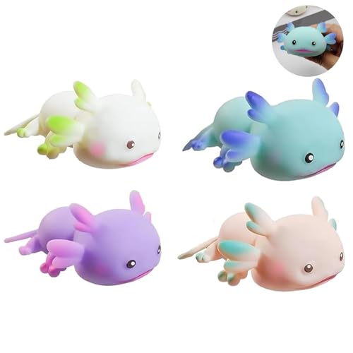 Zonoori 4er Set Axolotl Stressball Druckspielzeug | Anti-Stress-Spielzeug für Erwachsene & Kinder | Weiches Sensorikspielzeug mit Realistischer Textur Zonoori 4er Set Axolotl Stressball Druckspielzeug | Anti-Stress-Spielzeug für Erwachsene & Kinder | Weiches Sensorikspielzeug mit Realistischer Textur von Zonoori