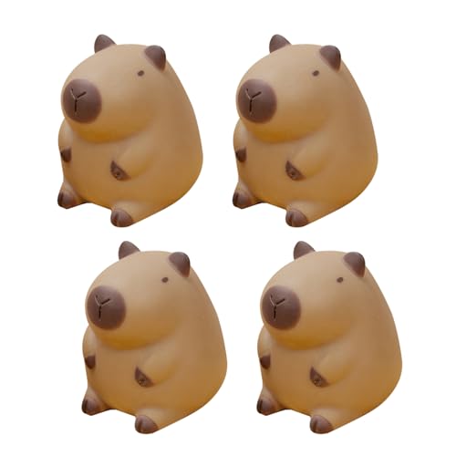 Zonoori 4 Stück Capybara Stressball, Anti Stress Capybara Squishy Zonoori 4 Stück Capybara Stressball, Anti Stress Capybara Squishy von Zonoori