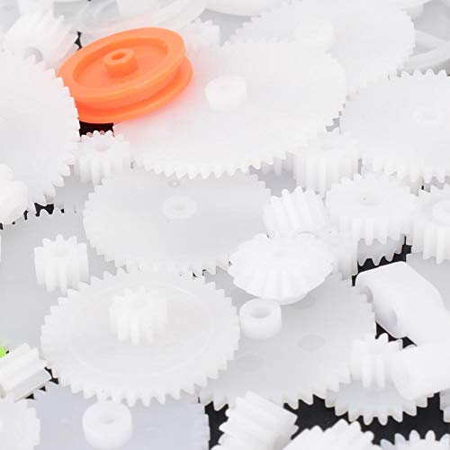 Kunststoff Getriebe Kit Wellengurt Rack Einzelne Doppelschicht Krone Schnecke Zahnräder 0.5m Mixed 64 Stücke Gänge Spielzeug Roboter Motor Modell Zubehör Kunststoff Getriebe Kit Wellengurt Rack Einzelne Doppelschicht Krone Schnecke Zahnräder 0.5m Mixed 64 Stücke Gänge Spielzeug Roboter Motor Modell Zubehör von Zonster