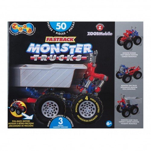 Zoob 27138 - Bauklötze Fastback Monster Trucks von Zoob