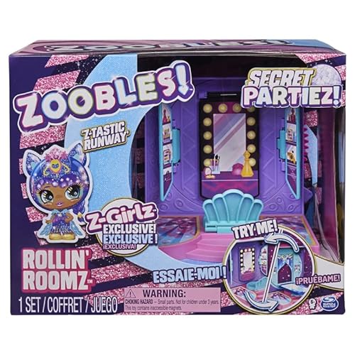 Zoobles, Rollin’ Roomz Z-Tastic Runway 2-in-1 Transforming Playset with Exclusive Z-Girl Collectible Figure, Kids Toys for Girls Ages 5 and up von Zoobles