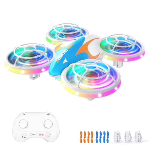 Zookao Mini Drohne für Kinder Spielzeug ab 6+ Jahre, Weihnachten Geburtstags Geschenke für Kinder Ferngesteuertes RC Flugzeug Mini Drone für Kinder und Anfänger Quadrocopter mit LED Lichter Zookao Mini Drohne für Kinder Spielzeug ab 6+ Jahre, Weihnachten Geburtstags Geschenke für Kinder Ferngesteuertes RC Flugzeug Mini Drone für Kinder und Anfänger Quadrocopter mit LED Lichter von Zookao