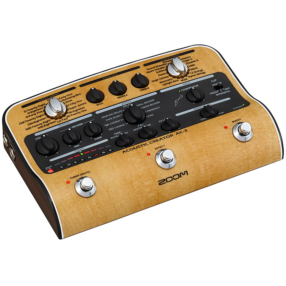 Zoom AC-3 Acoustic Creator Effektgerät Akustikgitarre von Zoom