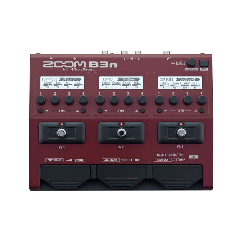 Zoom B3n Multieffektgerät E-Bass von Zoom