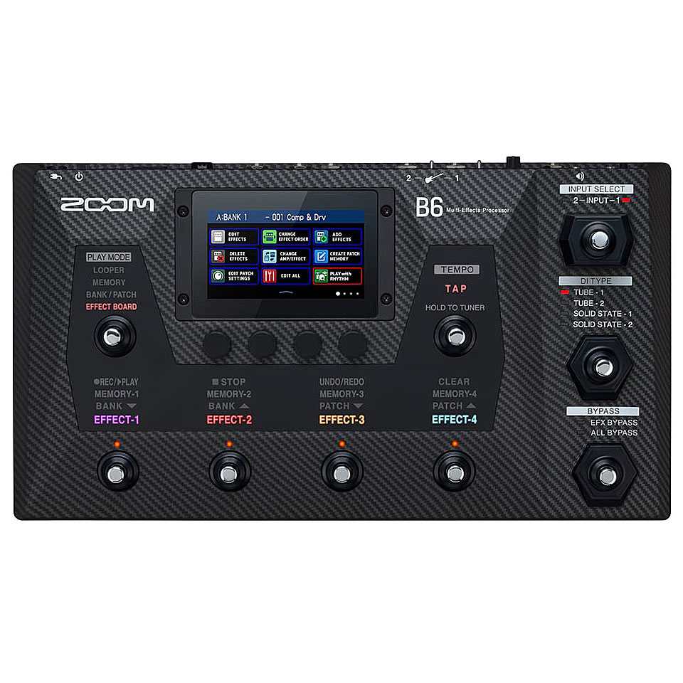 Zoom B6 Multi-Effects Processor for Bass Multieffektgerät E-Bass Zoom B6 Multi-Effects Processor for Bass Multieffektgerät E-Bass von Zoom