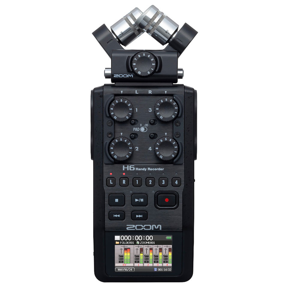 Zoom H6 black Digital Audio Recorder von Zoom