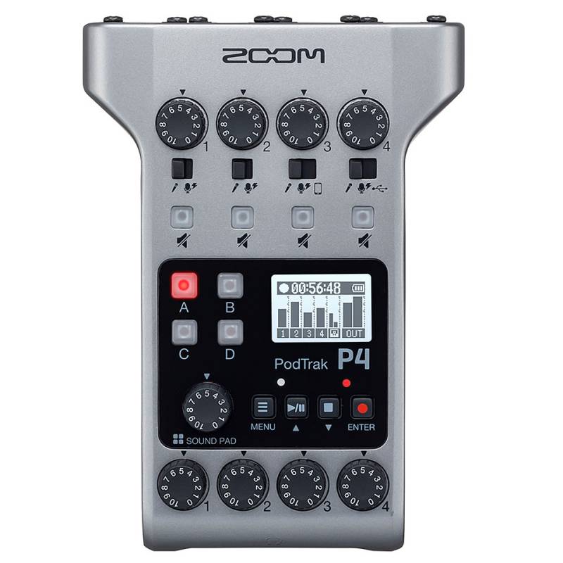 Zoom PodTrak P4 Digital Audio Recorder von Zoom