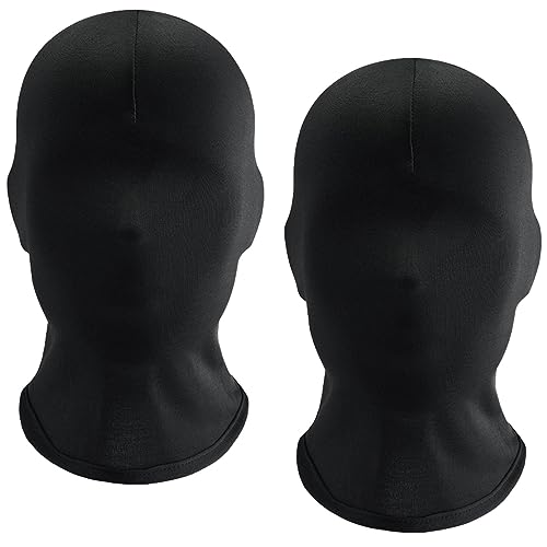Zoonvii Vollgesichtsmaske Spandex,Vollgesichtsmaske Halloween mit 2 Handschuh Gesichtslose Maske für Halloween,Karneval,Maskerade (mode-1) von Zoonvii