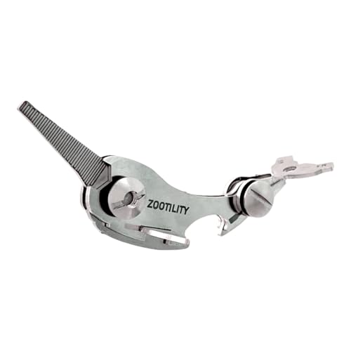 Narwhal - Metal TekPet | Zootilität | Multitool | Metallpuzzle | Fidget Toy | Edelstahl Made in USA von Zootility Tools