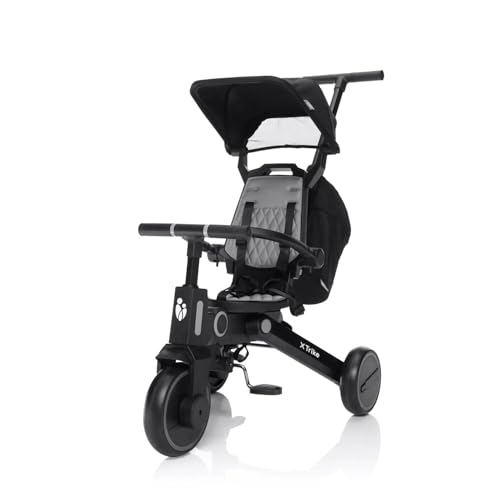 Baby Direct Dreirad X Trike 7in1 – Mitwachsendes Kinder Dreirad ab 1,5 Jahren – Faltbar – Mit Schiebestange & Sonnendach – Kompakt & Reisetauglich – 20 kg Belastbarkeit – Inkl. Tragetasche von Zopa