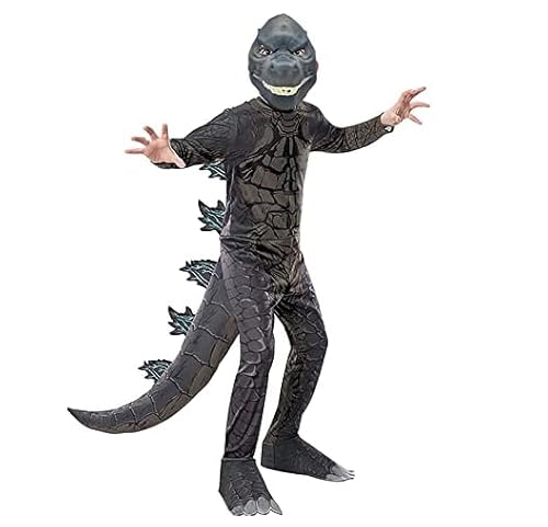Dinosaur Kostüm mit Maske Suit, Dino Kostüm Kinder Dinosaurier Overall Horror Monster Costume Halloween Karneval Cosplay (M) von Zophlly