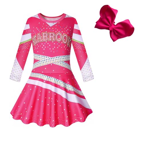 Zophlly Cheerleader Kostüm Kinder Mädchen (110 cm) von Zophlly