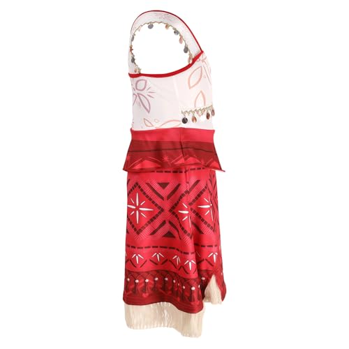 Zophlly Ocean Kostüm für Mädchen Kleid, Prinzessin Ocean Kleidung für Halloween Fasching Weihnachten Kostüm für Kinder (110 cm) von Zophlly