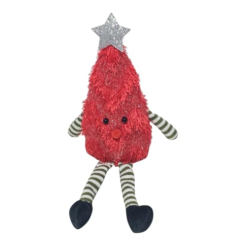 Weihnachts Puppe | Plüschige Weiche Baum Puppe - Weiche Festliche Figuren Deko Spielzeit Geschenk Für Kinder Zuhause Reise Wohnaccessoire von Zopoee