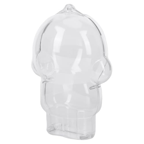 ZoraYorce transparenter Schutzhülle Tragbarer Organizer Box Aufbewahrungsfall für Skull Panda Winterbewegung für SP -Puppe von ZoraYorce