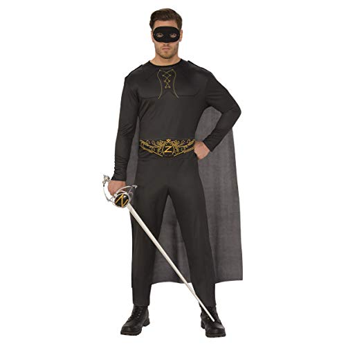 Zorro 820965-M Erwachsenenkostüm, Herren, Schwarz, M von Zorro
