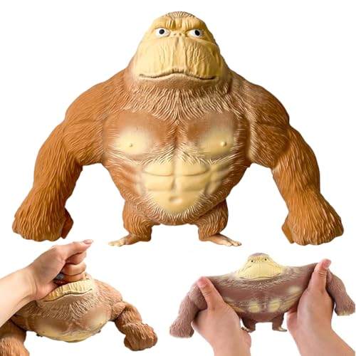 Gorilla Stressabbau Spielzeug, Gorilla Stress Toy, Gorilla-Figur zum Stressabbau, Gorilla Spielzeug zur Stressreduktion Gorilla Squeeze Toy, Gorilla Spielzeug Zum Stressabbau von Zorvayne