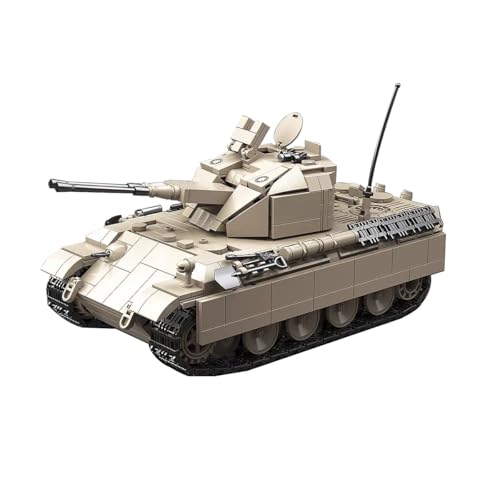Zorwlodc Militär Coelian Panzer Bausteine Bausatz, Technik WW2 Deutschland Panzer mit Waffen und Soldaten, 1389 Teile, Kompatibel mit Lego von Zorwlodc