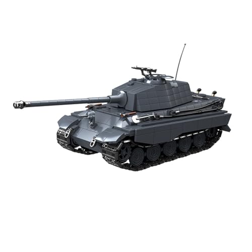 Zorwlodc Militär King Tiger Panzer Bausteine Bausatz, Technik WW2 Deutschland Panzer mit Waffen und Soldaten, 1563 Teile, Kompatibel mit Lego von Zorwlodc