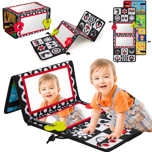 Zosenyer Baby Spiegel, Montessori Kontrast Spielzeug Baby ab 0 3 6 9 Monate, Sensorik Spielzeug Kann Aktivität und Spiele Fördern Neugeborene Zosenyer Baby Spiegel, Montessori Kontrast Spielzeug Baby ab 0 3 6 9 Monate, Sensorik Spielzeug Kann Aktivität und Spiele Fördern Neugeborene von Zosenyer