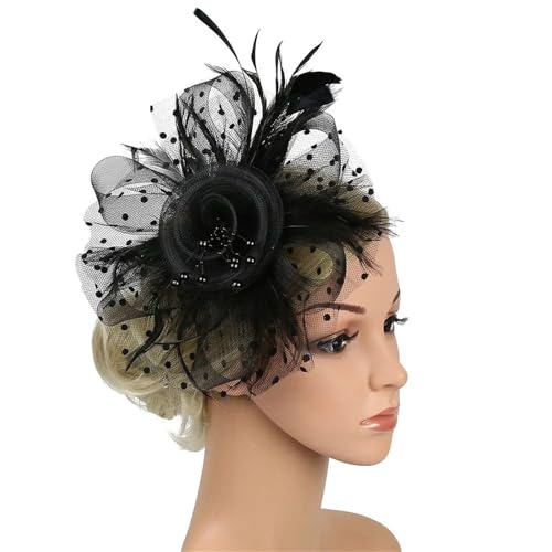 ZouoYYii Damen Fascinator Hut - Tea Party Stirnband Hochzeit Cocktail Mesh Blume Federn Haarspange ZouoYYii Damen Fascinator Hut - Tea Party Stirnband Hochzeit Cocktail Mesh Blume Federn Haarspange von ZouoYYii
