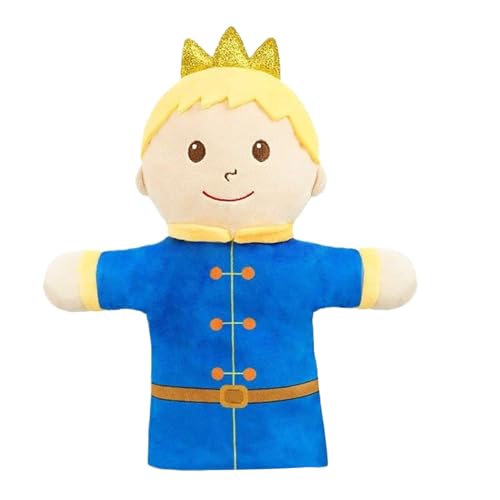 Fairy Tale Hand Puppets Set, Soft Fabric Storytelling Toys with Expressive Features and Flexible Hands, Cultural Education Props for Preschool Learning Home Play, 30cm von Zqkimzi