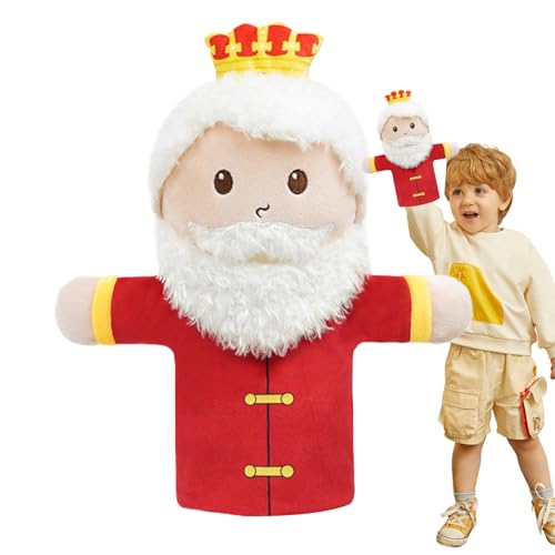 Fairy Tale Hand Puppets Set, Soft Fabric Storytelling Toys with Expressive Features and Flexible Hands, Cultural Education Props for Preschool Learning Home Play, 30cm von Zqkimzi