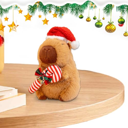 Gefüllte Tierkapybara - 15x8x23 cm großer Hugble Plüsch -Wurfkissen für gemütliche Kuscheln, weicher schlafender Begleiter mit niedlicher Puppenfunktion, Plüschspielzeug für Kinder, Teenager und Erwac Gefüllte Tierkapybara - 15x8x23 cm großer Hugble Plüsch -Wurfkissen für gemütliche Kuscheln, weicher schlafender Begleiter mit niedlicher Puppenfunktion, Plüschspielzeug für Kinder, Teenager und Erwac von Zqkimzi