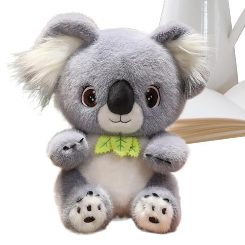 Koala Toy, Cute Stuffed Plush Doll, Soft Cuddly Animal Collectible, Huggable Nursery Decor For Playroom, Bedroom, Car, Travel, Kids, Teen, Family Use, 3.78x7.87x5.91 Inches & 17.72x9.84x7.87 Inches von Zqkimzi