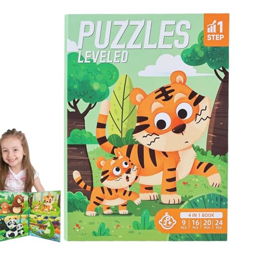Magnetic Educational Puzzle Book, Interactive Travel Game, Creative Learning Activity with Colorful Pieces, Excellent for Kids Boys Girls on Road Trips Car Rides Vacation Playtime von Zqkimzi