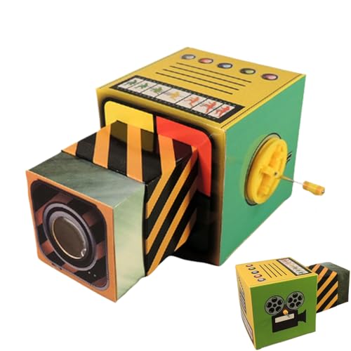 Projector Craft Science Toy, Educational Animation Projector Kids, Creative Science Experiment Kit, STEM Learning Activity for Boys, Girls, Home Skill Development, 14.3x12.5x8cm von Zqkimzi