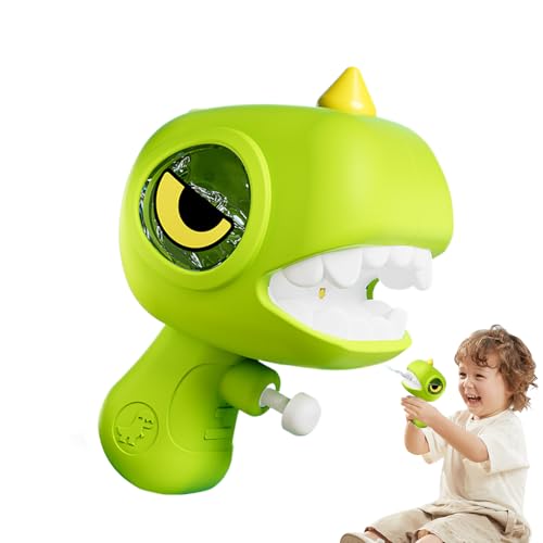 Wasserspritzer, Pool Soaker Spielzeug, sicheres Cartoon-Spray, kompakter klarer Tanksprüher für Schwimmbad, , Outdoor-Spaß, Vergnügungspark-Spielen, 12,2 x 11,5 x 4,7 cm, Grün und Weiß von Zqkimzi