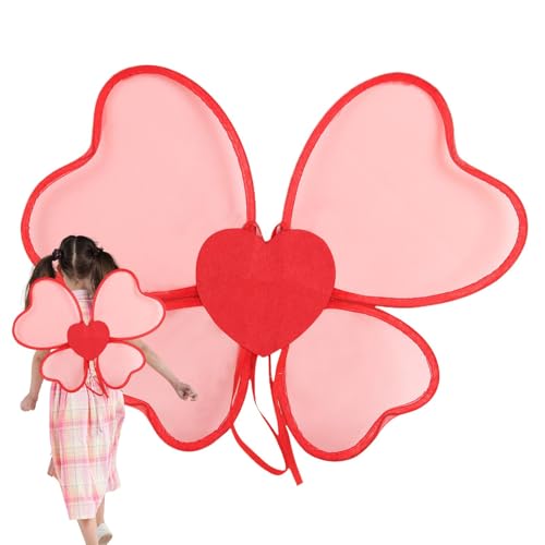 Zqkimzi Butterfly Wings for Girls, Cute Role Play Costume, Valentine’s Day Love Wings, 47x37cm, Soft & Lightweight, Perfect for Toddler, Kids, Dress-Up, Parties Zqkimzi Butterfly Wings for Girls, Cute Role Play Costume, Valentine’s Day Love Wings, 47x37cm, Soft & Lightweight, Perfect for Toddler, Kids, Dress-Up, Parties von Zqkimzi
