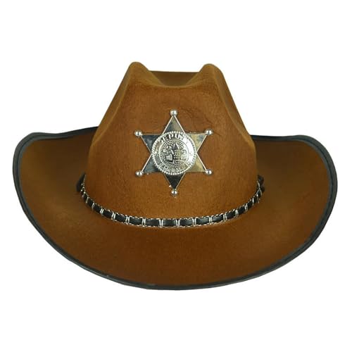 Zqkimzi Cowgirl-Hut | Vintage Western-Cowboy-Hut - Kopfbedeckung für Frauen, Western-Themenparty, Cowboy-Kostümzubehör für Erwachsene Zqkimzi Cowgirl-Hut | Vintage Western-Cowboy-Hut - Kopfbedeckung für Frauen, Western-Themenparty, Cowboy-Kostümzubehör für Erwachsene von Zqkimzi