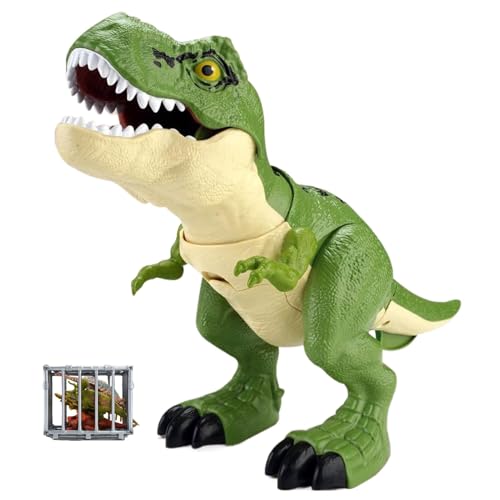 Zqkimzi Dinosaur Toys, Simulation Dinosaur Model, Realistic Animal Playset, 12.99x5.51x3.54 Inch Interactive Press Animal Toy, Fun Learning Activity for Boys, Girls von Zqkimzi