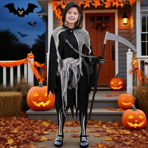 Zqkimzi Kinder Gruselkostüm - Gruseliges Halloween Kostüm Set Für,Gruselige Verkleidung Karneval Fest Accessoires Für Kleinkinder Kinder Zqkimzi Kinder Gruselkostüm - Gruseliges Halloween Kostüm Set Für,Gruselige Verkleidung Karneval Fest Accessoires Für Kleinkinder Kinder von Zqkimzi