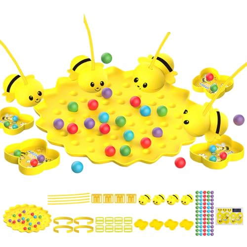 Zqkimzi Magnetisches Angelspiel, Magnetisches Tisch-Angelspiel, Lernspielzeug Für Kinder Ab 3 Jahre Fördern Motorik & Koordination von Zqkimzi