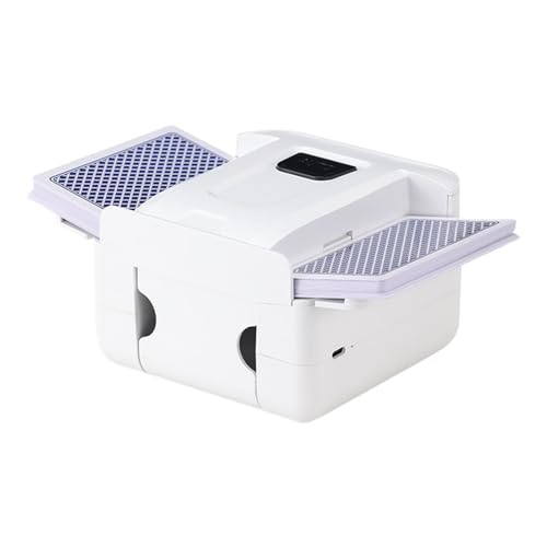 Zqkimzi Shuffle Machine, Haushaltskartenspiel -Accessoire, ruhiger Elektrodeck, ideal für Partyabende, Arbeitsplatzpausen, Heimunterhaltung, gesellschaftliche Versammlungen, Spielturniere, Familiensp Zqkimzi Shuffle Machine, Haushaltskartenspiel -Accessoire, ruhiger Elektrodeck, ideal für Partyabende, Arbeitsplatzpausen, Heimunterhaltung, gesellschaftliche Versammlungen, Spielturniere, Familiensp von Zqkimzi