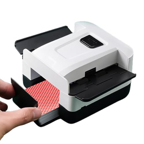 Zqkimzi Shuffle Machine, Haushaltskartenspiel -Accessoire, ruhiger Elektrodeck, ideal für Partyabende, Arbeitsplatzpausen, Heimunterhaltung, gesellschaftliche Versammlungen, Spielturniere, Familiensp Zqkimzi Shuffle Machine, Haushaltskartenspiel -Accessoire, ruhiger Elektrodeck, ideal für Partyabende, Arbeitsplatzpausen, Heimunterhaltung, gesellschaftliche Versammlungen, Spielturniere, Familiensp von Zqkimzi